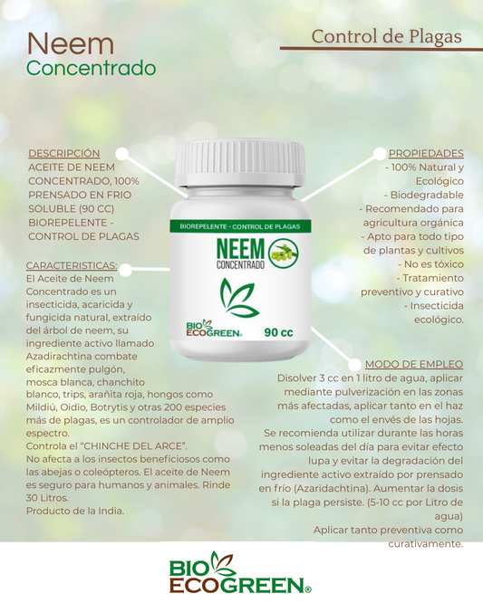 Aceite de Neem 90 cc