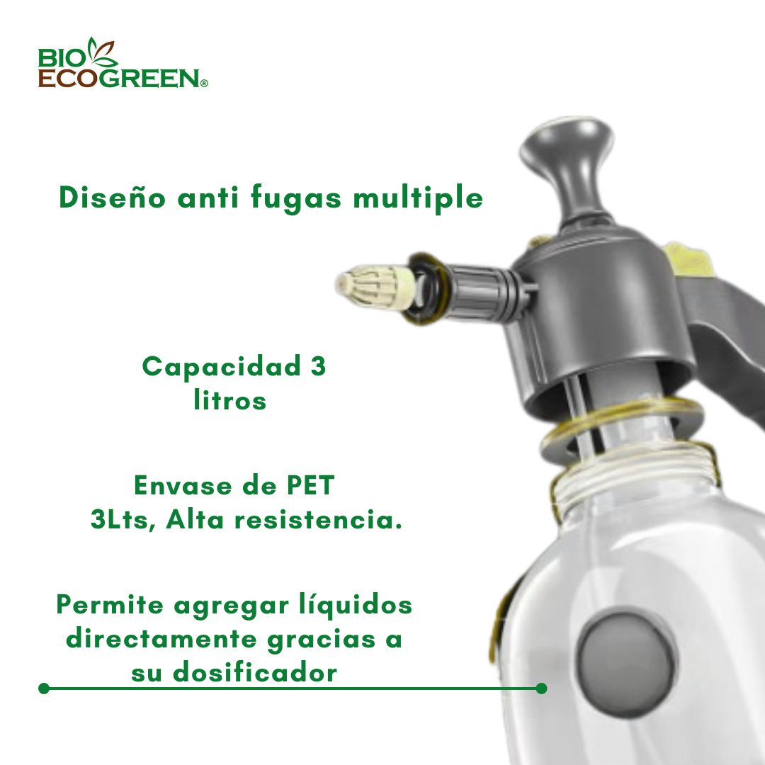 Pulverizador Espuma y Líquidos. 3Lt